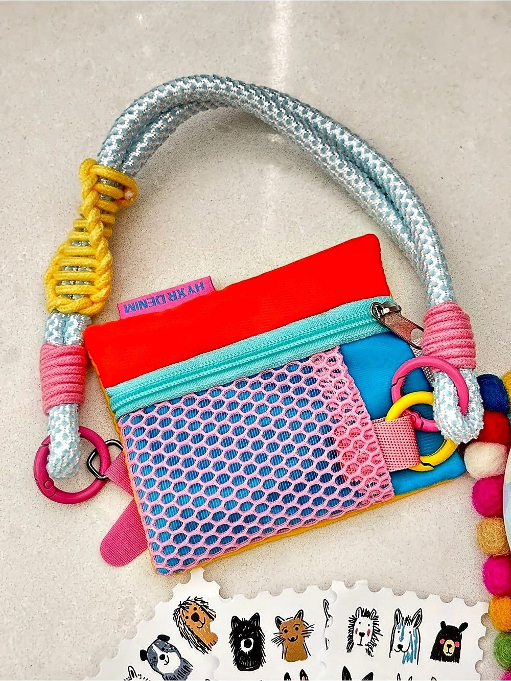 New colorful pouch